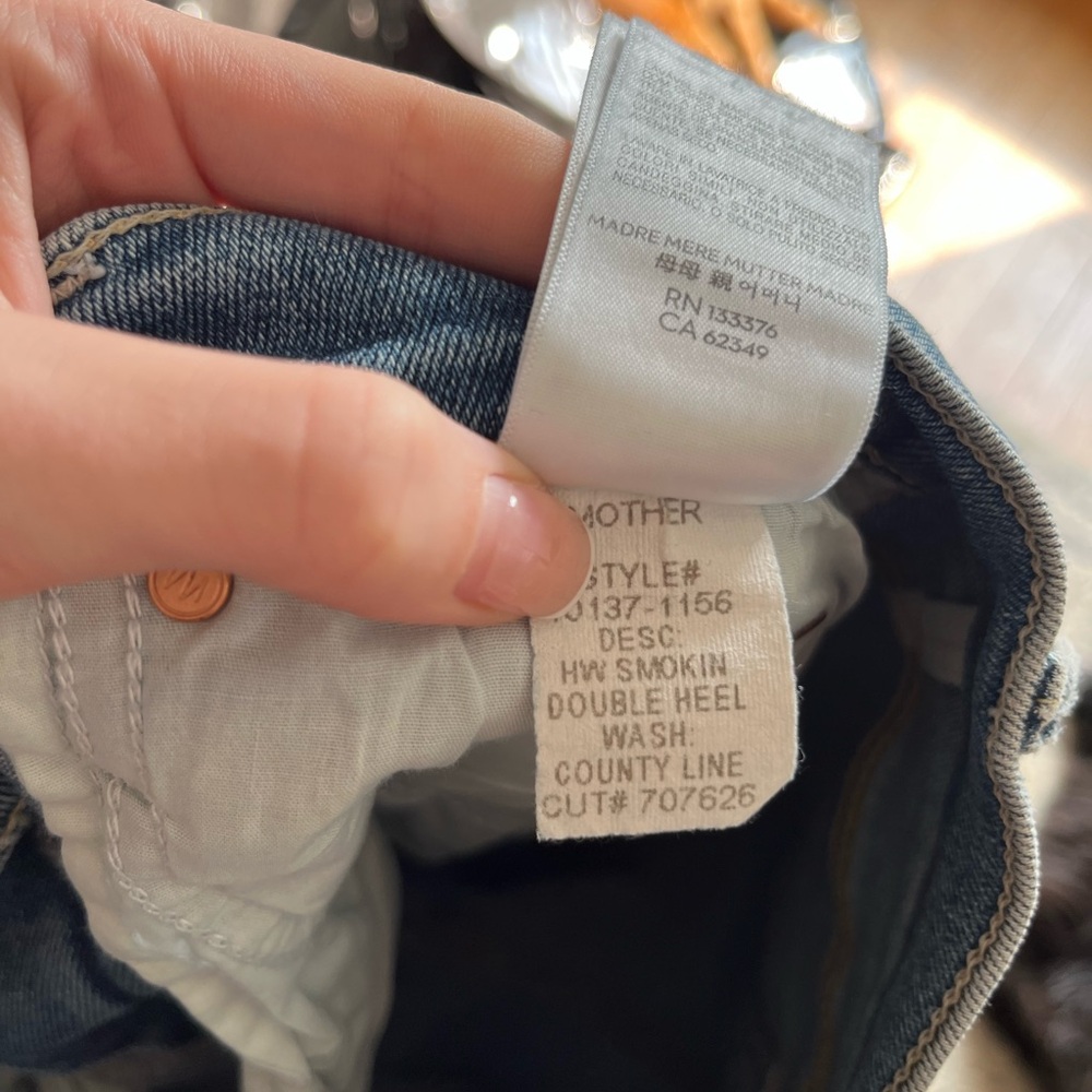 Mother Jeans The High Waisted Smokin’ Double Heel - Picture 9 of 13